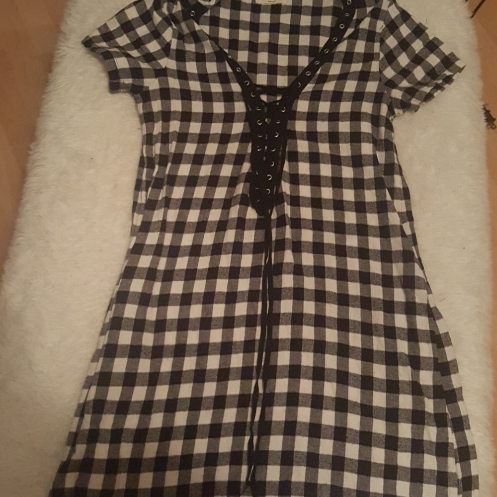 Checkered Plaid Tunic